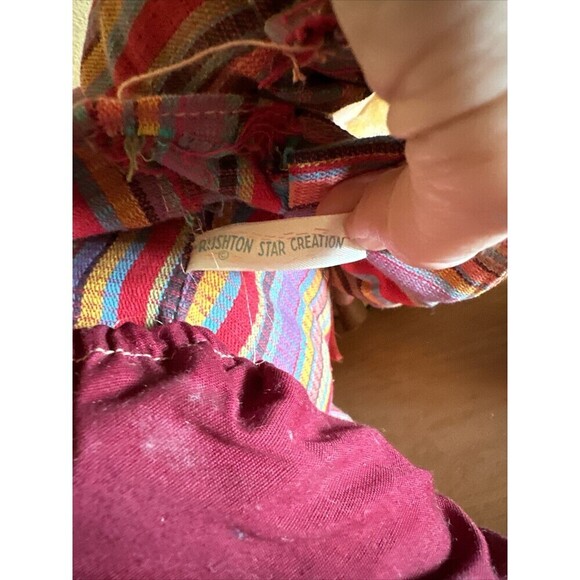 Vintage Rushton Cigar Smoking Hobo Rubber Face Striped Clothes Rare - Picture 10 of 14